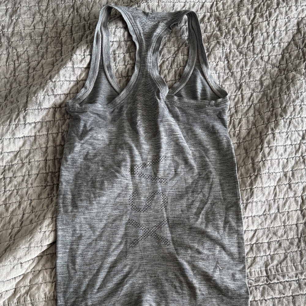 VS Gray Racerback Tank Top - Picture 3 of 3